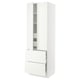 SEKTION Gabinete alto+2 puertas/2 frnt/4cjn, blanco/Vallstena blanco, 30x24x90 "