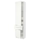 SEKTION Gabinete alto+2 puertas/2 frnt/4cjn, blanco/Vallstena blanco, 24x15x90 "