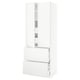 SEKTION Gabinete alto+2 puertas/2 frnt/4cjn, blanco/Voxtorp blanco mate, 30x24x80 "