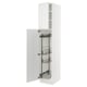 SEKTION Gabinete alto/accsr int extraíbles, blanco/Axstad blanco mate, 18x24x90 "