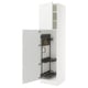 SEKTION Gabinete alto/accsr int extraíbles, blanco/Axstad blanco mate, 24x24x90 "
