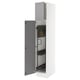 SEKTION Gabinete alto/accsr int extraíbles, blanco/Bodbyn gris, 15x24x80 "