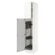 SEKTION Gabinete alto/accsr int extraíbles, blanco Enköping/blanco efecto madera, 18x24x90 "