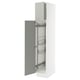 SEKTION Gabinete alto/accsr int extraíbles, blanco/Havstorp gris claro, 15x24x80 "