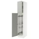 SEKTION Gabinete alto/accsr int extraíbles, blanco/Havstorp gris claro, 18x24x90 "