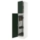 SEKTION Gabinete alto/accsr int extraíbles, blanco/Havstorp verde oscuro, 18x24x90 "