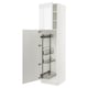 SEKTION Gabinete alto/accsr int extraíbles, blanco/Ringhult blanco, 24x24x90 "