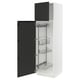 SEKTION Gabinete alto/accsr int extraíbles, blanco/Upplöv antracita mate, 24x24x80 "