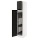 SEKTION Gabinete alto/accsr int extraíbles, blanco/Upplöv antracita mate, 15x24x80 "