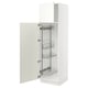 SEKTION Gabinete alto/accsr int extraíbles, blanco/Vallstena blanco, 24x24x80 "