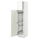 SEKTION Gabinete alto/accsr int extraíbles, blanco/Vallstena blanco, 18x24x80 "