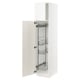 SEKTION Gabinete alto/accsr int extraíbles, blanco/Veddinge blanco, 18x24x80 "