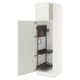 SEKTION Gabinete alto/accsr int extraíbles, blanco/Veddinge blanco, 24x24x80 "