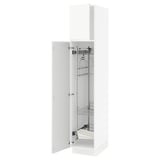 SEKTION Gabinete alto/accsr int extraíbles, blanco/Voxtorp blanco mate, 15x24x80 "