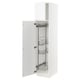 SEKTION Gabinete alto/accsr int extraíbles, blanco/Voxtorp blanco mate, 18x24x80 "