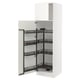 SEKTION Gabinete alto+alacena extraíble, blanco/Havstorp beige, 24x24x80 "