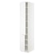 SEKTION Gabinete alto+estantes/2 puertas, blanco/Axstad blanco mate, 18x24x90 "