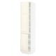SEKTION Gabinete alto+estantes/2 puertas, blanco/Bodbyn color hueso, 18x24x80 "