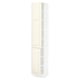 SEKTION Gabinete alto+estantes/2 puertas, blanco/Bodbyn color hueso, 15x15x80 "