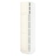 SEKTION Gabinete alto+estantes/2 puertas, blanco/Bodbyn color hueso, 18x24x80 "