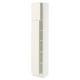 SEKTION Gabinete alto+estantes/2 puertas, blanco/Bodbyn color hueso, 15x15x80 "