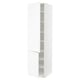 SEKTION Gabinete alto+estantes/2 puertas, blanco Enköping/blanco efecto madera, 24x24x90 "
