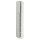 SEKTION Gabinete alto+estantes/2 puertas, blanco/Havstorp gris claro, 15x15x90 "