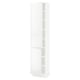 SEKTION Gabinete alto+estantes/2 puertas, blanco/Ringhult blanco, 18x15x80 "