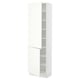 SEKTION Gabinete alto+estantes/2 puertas, blanco/Vallstena blanco, 24x15x80 "