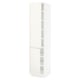 SEKTION Gabinete alto+estantes/2 puertas, blanco/Veddinge blanco, 18x24x80 "