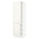 SEKTION Gabinete alto+estantes/2 puertas, blanco/Veddinge blanco, 24x24x80 "