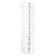 SEKTION Gabinete alto+estantes/2 puertas, blanco/Voxtorp blanco mate, 18x24x90 "