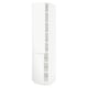 SEKTION Gabinete alto+estantes/2 puertas, blanco/Voxtorp blanco mate, 18x24x80 "