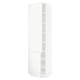 SEKTION Gabinete alto+estantes/2 puertas, blanco/Voxtorp blanco mate, 24x24x90 "