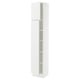 SEKTION Gabinete alto+estantes/2 puertas, blanco/Voxtorp blanco mate, 15x15x80 "