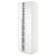 SEKTION Gabinete alto+estantes/4 puertas, blanco/Axstad blanco mate, 30x24x90 "