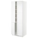 SEKTION Gabinete alto+estantes/4 puertas, blanco/Axstad blanco mate, 30x24x80 "