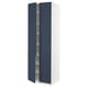 SEKTION Gabinete alto+estantes/4 puertas, blanco Axstad/mate azul, 30x24x90 "