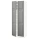 SEKTION Gabinete alto+estantes/4 puertas, blanco/Bodbyn gris, 30x24x80 "