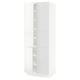 SEKTION Gabinete alto+estantes/4 puertas, blanco/Ringhult blanco, 30x24x80 "