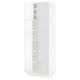 SEKTION Gabinete alto+estantes/4 puertas, blanco/Ringhult blanco, 30x24x80 "