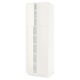 SEKTION Gabinete alto+estantes/4 puertas, blanco/Veddinge blanco, 30x24x90 "