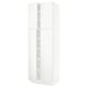 SEKTION Gabinete alto+estantes/4 puertas, blanco/Voxtorp blanco mate, 30x24x90 "