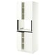SEKTION Gabinete alto microondas+4 puertas, blanco/Aspudden blanco mate, 30x24x80 "