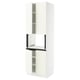 SEKTION Gabinete alto microondas+4 puertas, blanco/Vallstena blanco, 30x24x90 "