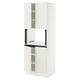 SEKTION Gabinete alto microondas+4 puertas, blanco/Veddinge blanco, 30x24x80 "