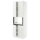 SEKTION Gabinete alto microondas+4 puertas, blanco/Voxtorp blanco mate, 30x24x90 "