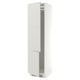 SEKTION Gabinete alto refrigerador/cong, blanco/Aspudden gris claro, 24x24x90 "