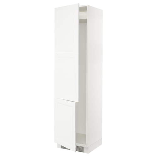 SEKTION Gabinete alto refrigerador/cong, blanco/Axstad blanco mate, 24x24x90 "