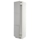 SEKTION Gabinete alto refrigerador/cong, blanco/Bodbyn gris, 24x24x90 "